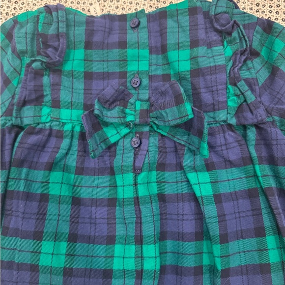 BABY PLAID RUFFLE ROMPER - Picture 4 of 11
